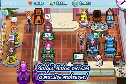 Screenshot Sally’s Salon Screenshot Sally’s Salon